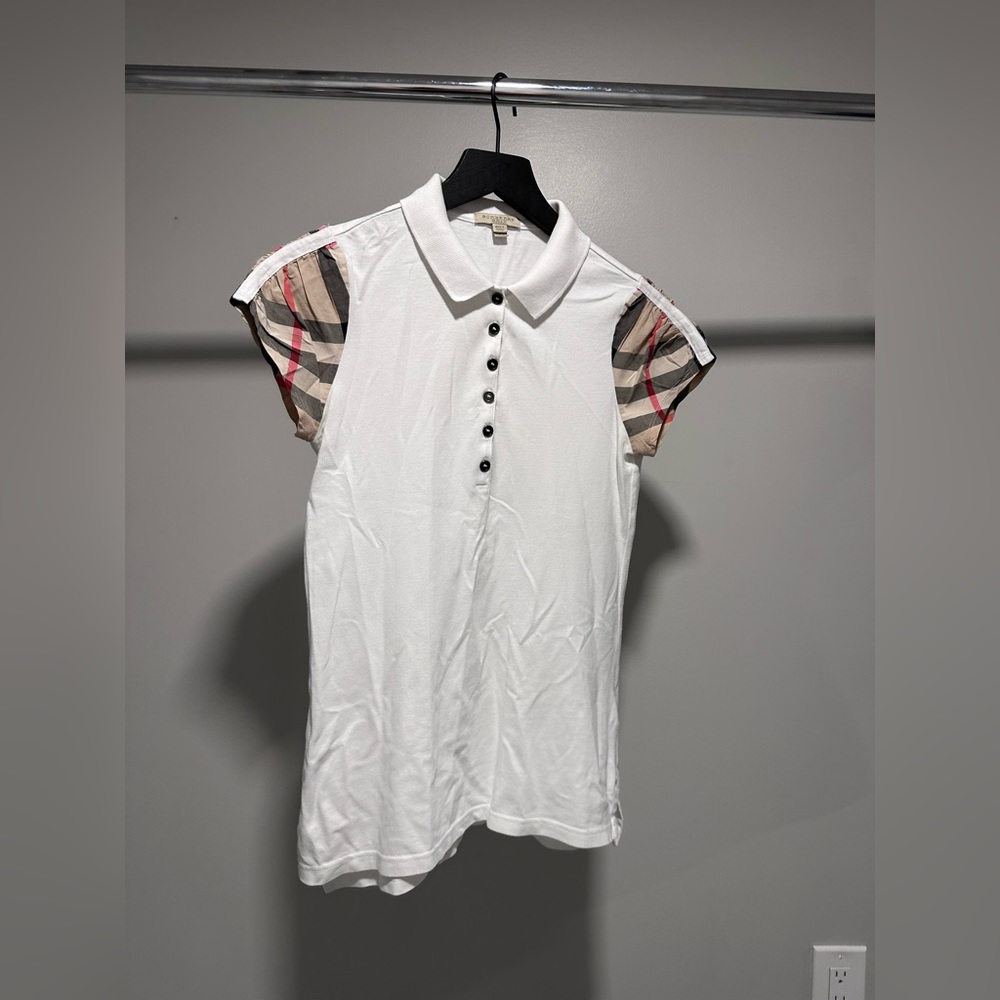 Burberry Check Womens Short Sleeve Polo Shirt